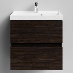 Водолей Тумба под раковину Бест 60 подвесная палисандр – фотография-1