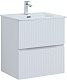 Aquanet Тумба под раковину Джейн 60 подвесная белая матовая – картинка-19