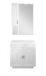 Misty Зеркало-шкаф для ванной Амбра 70 L – фотография-2