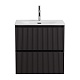 BelBagno Тумба с раковиной Uno mini 50 подвесная Темно-Серый матовый с раковиной BB-8099-3-50 – фотография-14