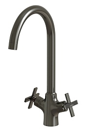 Mixline Смеситель для кухни 1/2 ML38-032 "Graphite" графит – фотография-1