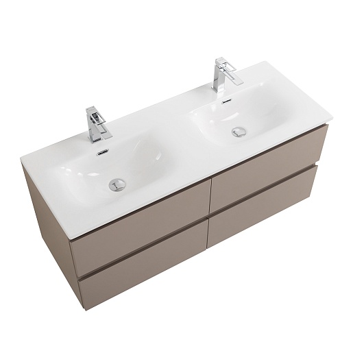 BelBagno Тумба под раковину Kraft 120-2 подвесная Бежевый матовый – картинка-9