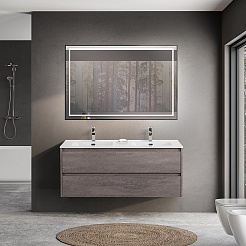 BelBagno Тумба под раковину Kraft 120 подвесная Cemento Grigio – фотография-11