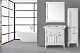 ASB-Woodline Мебель для ванной Гранда 85, белый (патина серебро), массив ясеня – картинка-13