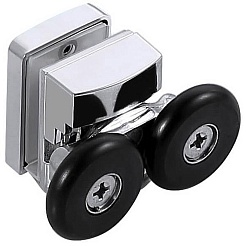 Aquatek Душевой уголок Ария 90x90 AQ ARI KV 09020GM профиль оружейная сталь, стекло прозрачное – фотография-5