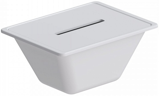 Am.Pm Контейнер с крышкой для ванны GEM W90A-070-070W-C – фото-1