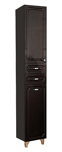 Misty Пенал для ванной Александра 35 L венге с б/к – фото, картинка, фотография-1